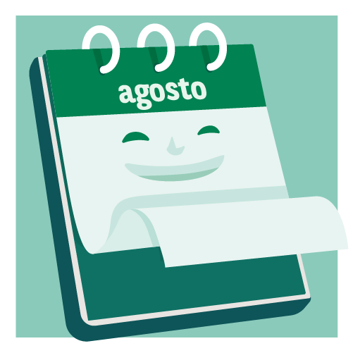 agosto Calendar